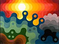PRG316842 
Credit: Sunset, 1985 (oil on wood) by P