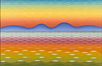 PRG316838 
Credit: Dusk at Lake Balaton, 1991 (oil