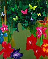 TES344394 
Credit: Pink Butterfly, 2007 (oil on li