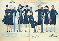 Иллюстрация для журнала Marie-Claire. 8 марта 1940