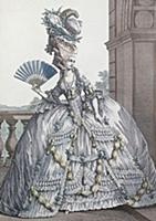 Женщина в платье. Voysand, 1778.