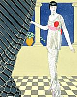 Женщина в платье от Redform. Georges Barbier.