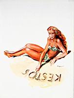 Реклама купальников Kestos для журнала Vogue. 1947