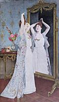 La Toilette, Toulmouche. 1890.