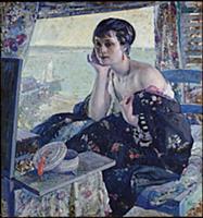 Женщина у окна. Richard Edward Miller.