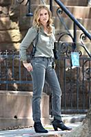 Drea de Matteo on the set of the TV show 'Shades o