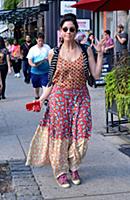 Sarah Silverman out and about in the East Village,