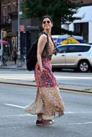 Sarah Silverman out and about in the East Village,