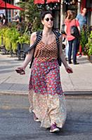 Sarah Silverman out and about in the East Village,