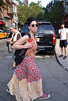 Sarah Silverman out and about in the East Village,