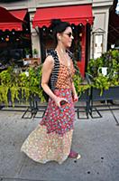 Sarah Silverman out and about in the East Village,