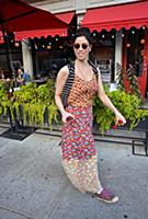 Sarah Silverman out and about in the East Village,