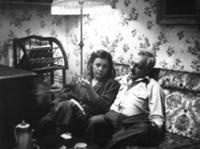 Кадр из фильма 'Красная стрела', СССР, 1986. На фо