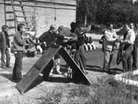 Съемки фильма 'Тихое следствие', СССР, 1986.