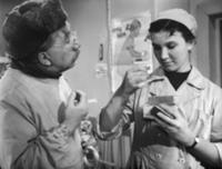 Кадр из фильма 'Дорога уходит вдаль', СССР, 1959. 