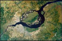 Земля из космоса. На фото: Браззавиль (Brazzaville