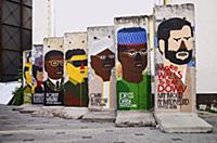 Germany, Berlin, Checkpoint Charlie, Open air exhi
