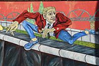 Germany, Berlin, The East Side Gallery, a 1.3  km 