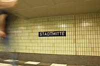 Germany, Berlin, Mitte, Stadmitte underground stat
