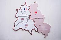 Germany, Berlin, Checkpoint Charlie, Open air exhi