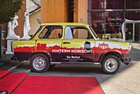 Germany, Berlin, Potzdamer Platz, Old Trabant car 