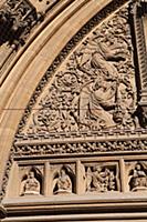 England, Bristol, Detail of the engravings on the 