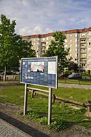 Germany, Berlin, Information plaque denoting locat