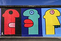 Germany, Berlin, The East Side Gallery, a 1.3  km 