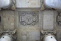 Germany, Berlin, Mitte, Reichstag building detail 