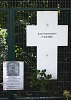 Germany, Berlin, Mitte, memorial to an East German