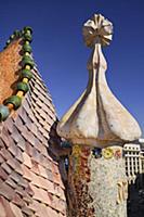 Spain, Catalunya, Barcelona, Antoni Gaudi's Casa B