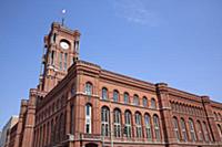 Germany, Berlin, Mitte, Rotes Rathaus, or Red Town