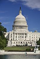 USA, Washington DC, Capitol Building, View from ac