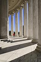 USA, Washington DC, National Mall, Thomas Jefferso
