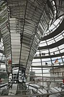 Germany, Berlin, Mitte, Reichstag building with gl
