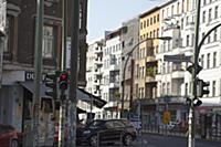 Germany, Berlin, Mitte, Ampelmann crossing sign at