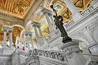 USA, Washington DC, Capitol Hill,  Library of Cong