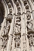 Spain, Castilla La Mancha, Toldeo, Statues of the 