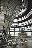 Germany, Berlin, Mitte, Reichstag building with gl