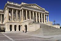 USA, Washington DC, Capitol Building, Angular iew 