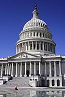 USA, Washington DC, Capitol Building, Angular view