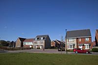 England, West Sussex, Felpham, New terraced housin