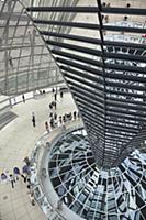 Germany, Berlin, Mitte, Reichstag building with gl