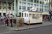 Germany, Berlin, Mitte, Checkpoint Charlie on Frie