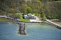 BORGHOLM. 2015-05-11  
Aerial view of Queen Silvi