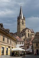 ROMANIA / Transylvania / Sibiu / Turnului street w