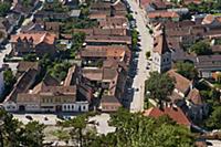 ROMANIA / Transylvania / Rasnov / View from Rasnov