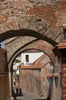 ROMANIA / Transylvania / Sibiu / Stairs Passage

