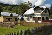 ROMANIA / Bukovina / Ciocanesti / traditional vill
