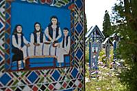 ROMANIA / Maramures / Sapanta / The merry cemetery